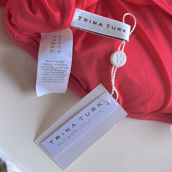 Trina Turk Monaco Ruffle Bandeau Top - Picture 5 of 5